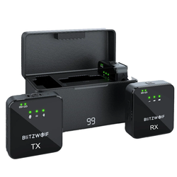 Blitzwolf trådlös mikrofon BW-SX63 Svart