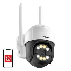 ZOSI C289 WiFi 3MP Pan Tilt IP66 outdoor camera + 32GB microSD card