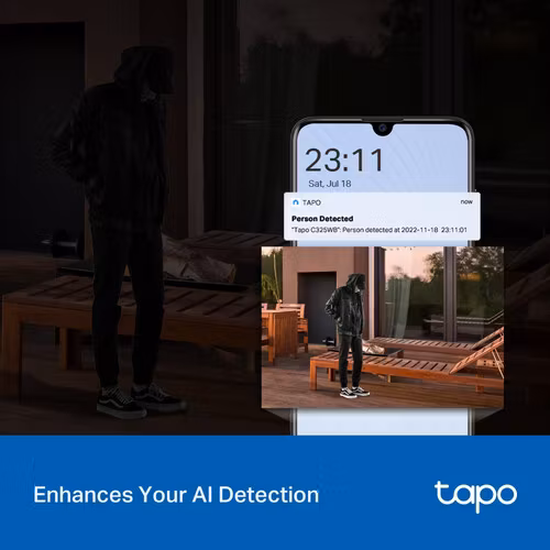 TP-Link Tapo C325WB Nätverksövervakningskamera