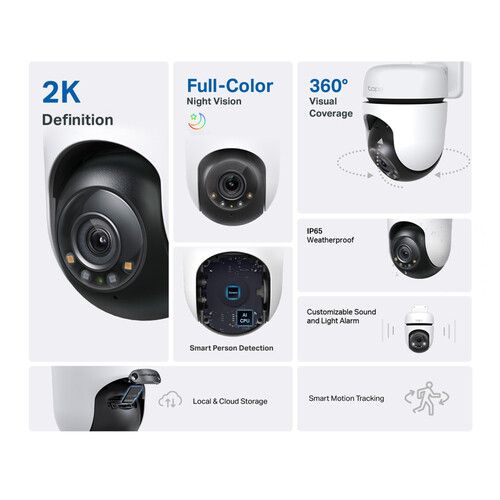 TP-Link Tapo C510W Nätverksövervakningskamera
