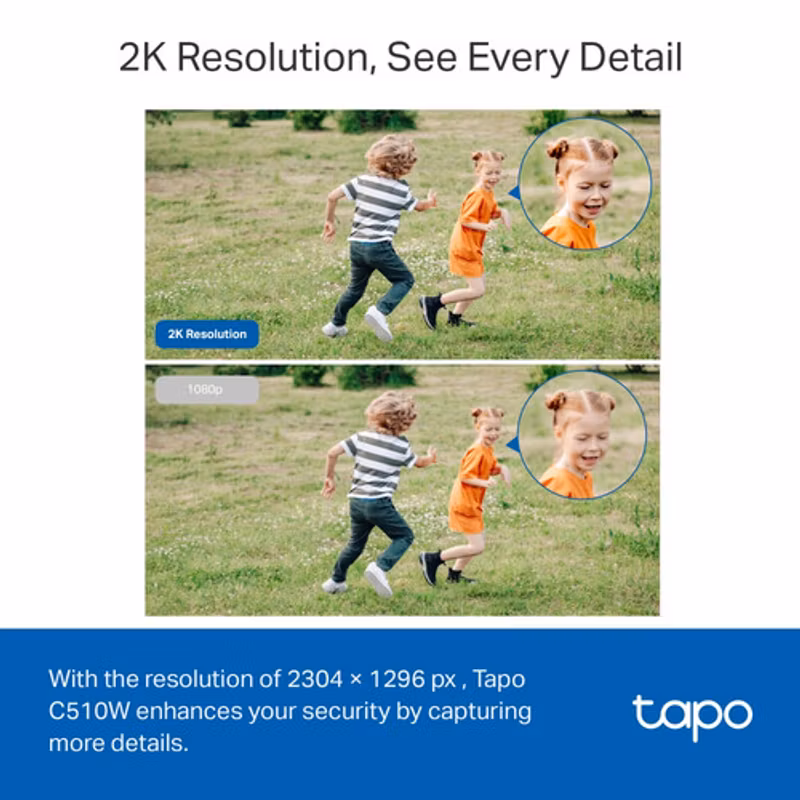 TP-Link Tapo C510W Nätverksövervakningskamera