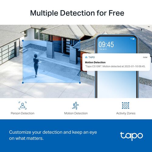 TP-Link Tapo C510W Nätverksövervakningskamera