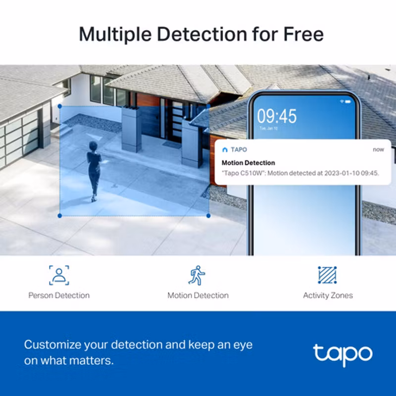 TP-Link Tapo C510W Nätverksövervakningskamera