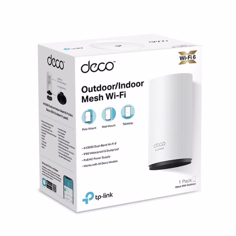   TP-Link Deco X50-Outdoor V1  Wi-Fi-system Router Wi-Fi 6   