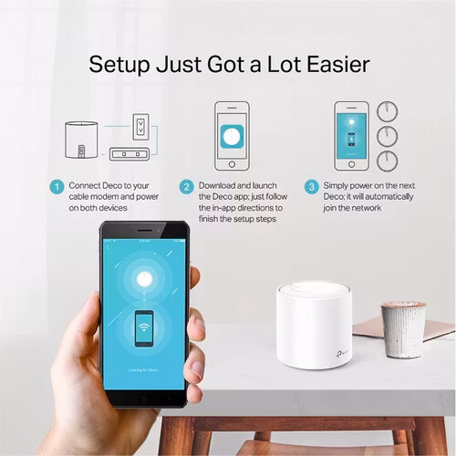 TP-Link Deco X20 (1-pack) AX1800 Mesh router Wi-Fi 6