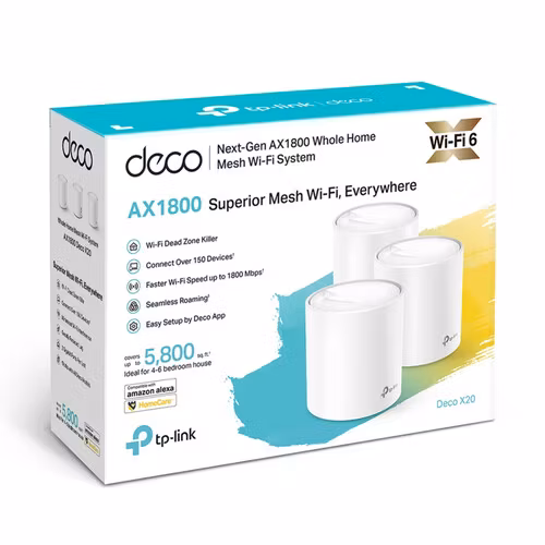 TP-Link Deco X20 (3-pack) Mesh Wifi