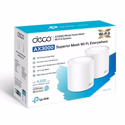 TP-Link Deco X50 (2-pack) Mesh Router Wifi 6