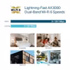 TP-Link Omada EAP650-Wall 3000 Mbit/s Strömförsörjning via Ethernet Vit