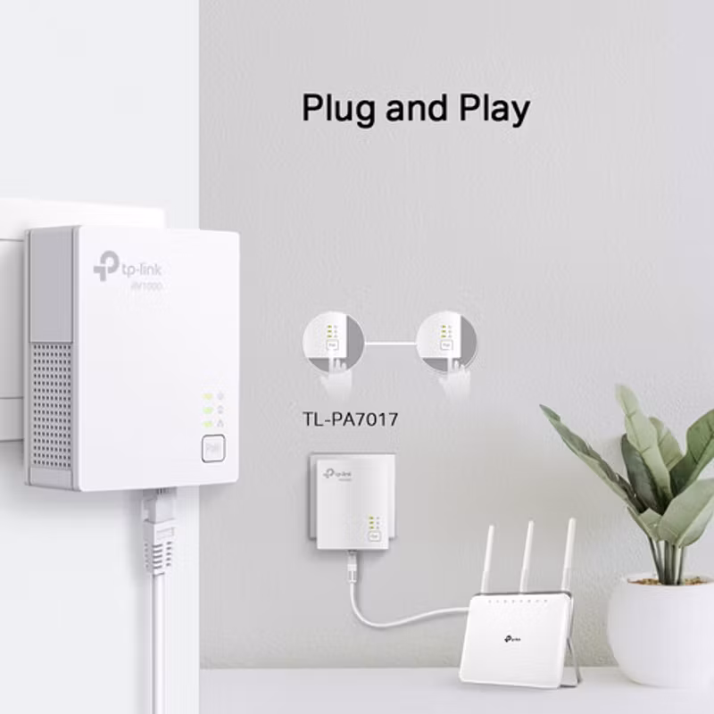 TP-Link TL-PA7017 KIT PowerLine network adapter