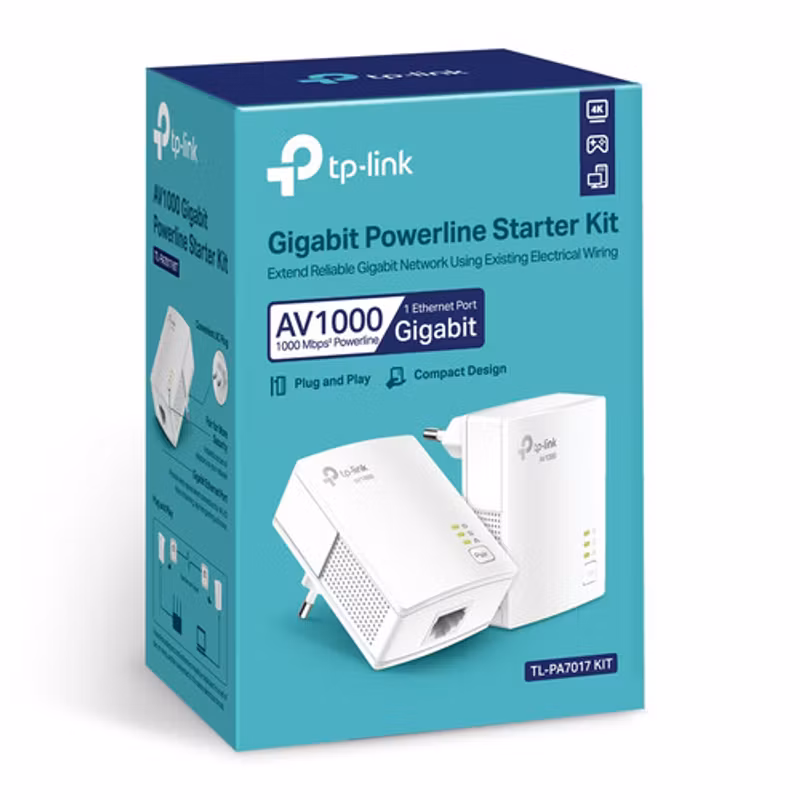 TP-Link TL-PA7017 KIT PowerLine network adapter