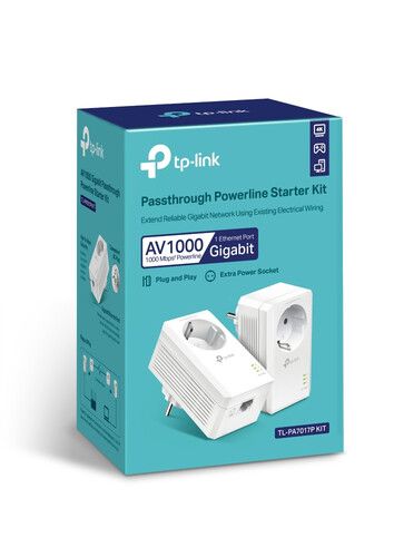 TP-Link TL-PA7017P KIT PowerLine network adapter