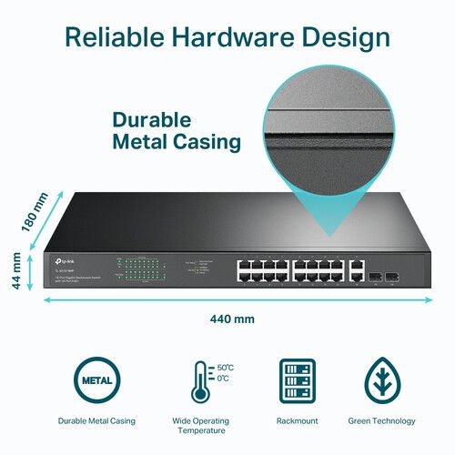 TP-Link TL-SG1218MP network switch