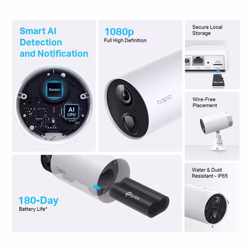 TP-Link Tapo C400S2 Övervakningskamera 2-pack