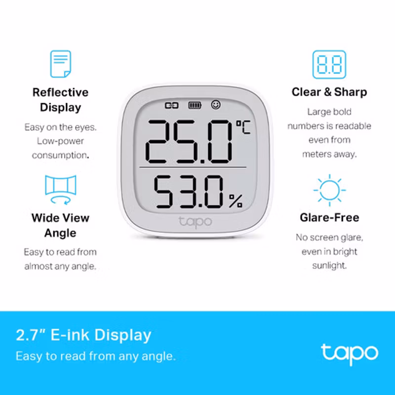 TP-Link Tapo T315 Smart Temperatur & Luftfuktighetsmätare