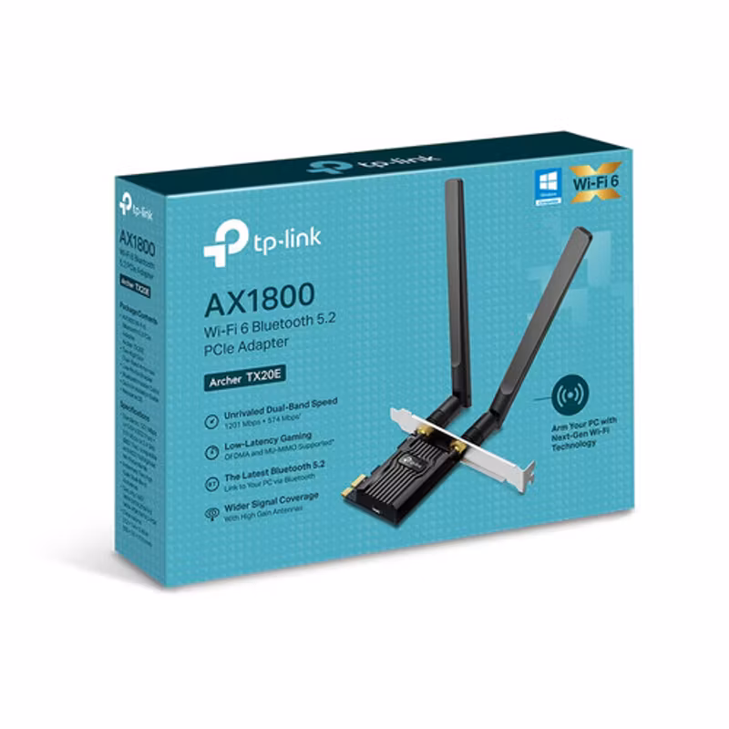 TP-Link Archer TX20E V2 Nätverksadapter PCI Express