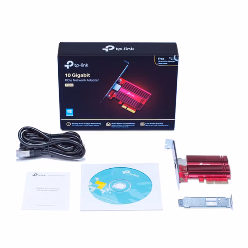 TP-Link TX401 PCIe Network Adapter 10 Gbps Nätverkskort