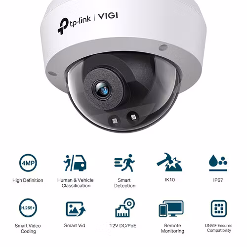 TP-Link VIGI C240I (2.8mm) Övervakningskamera