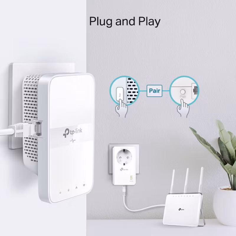 TP-Link TL-WPA7617 KIT PowerLine Nätverksadapter