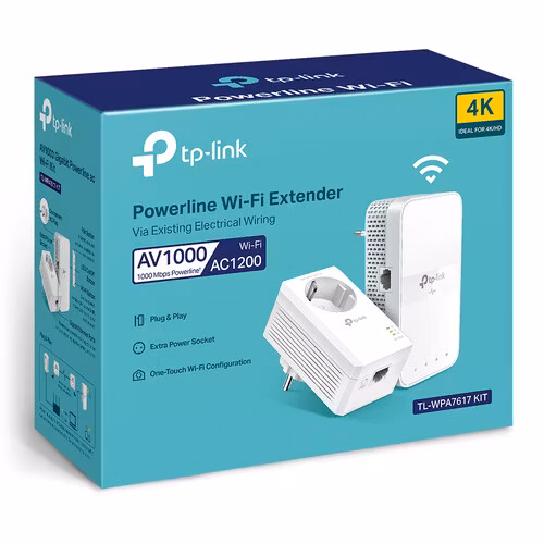 TP-Link TL-WPA7617 KIT PowerLine Nätverksadapter