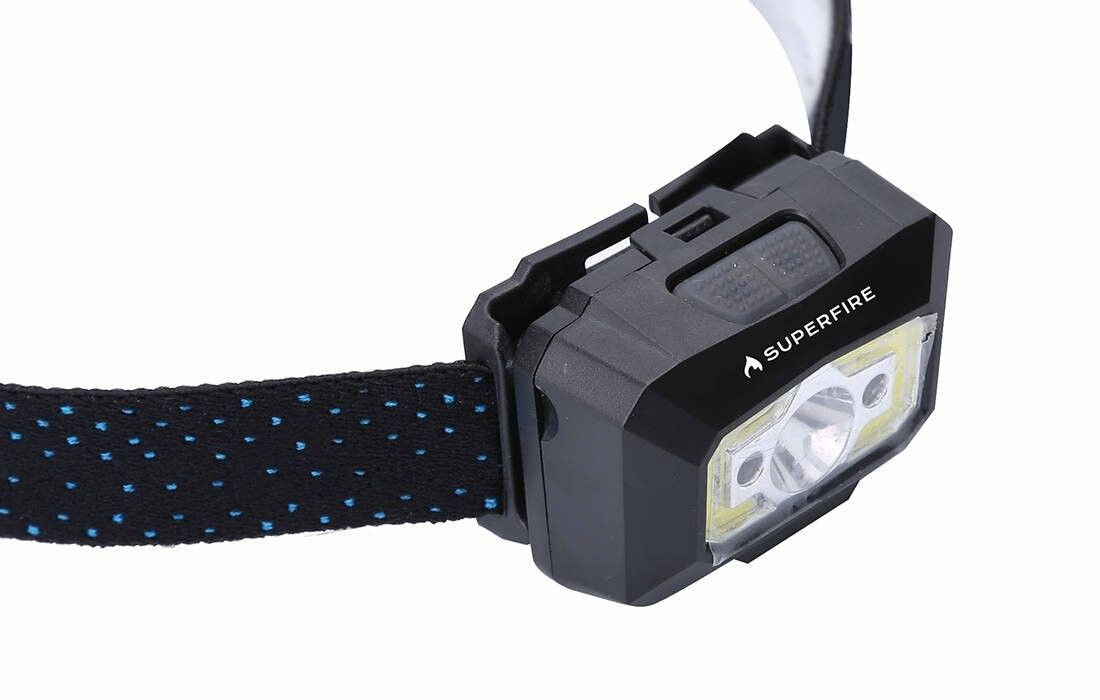 Headlight with non-contact switch Superfire X30, 340lm, USB