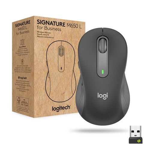 Logitech Signature M650 for Business mouse Svart