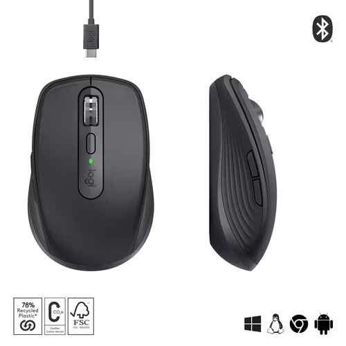 Logitech MX Anywhere 3S Mus Grafit