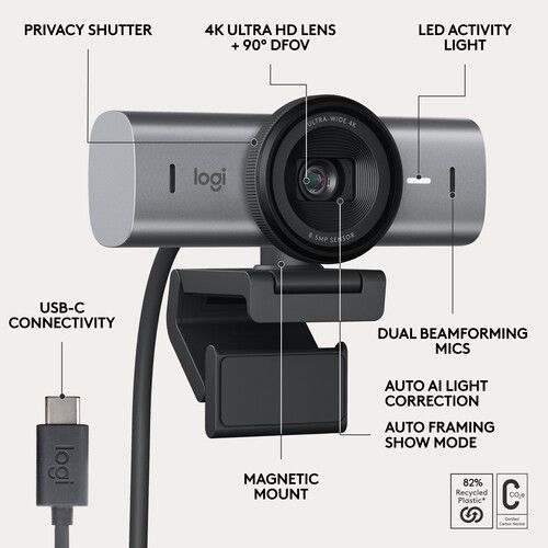 Logitech MX Brio 705 for Business webcam