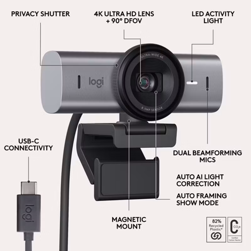 Logitech MX Brio 705 for Business webcam