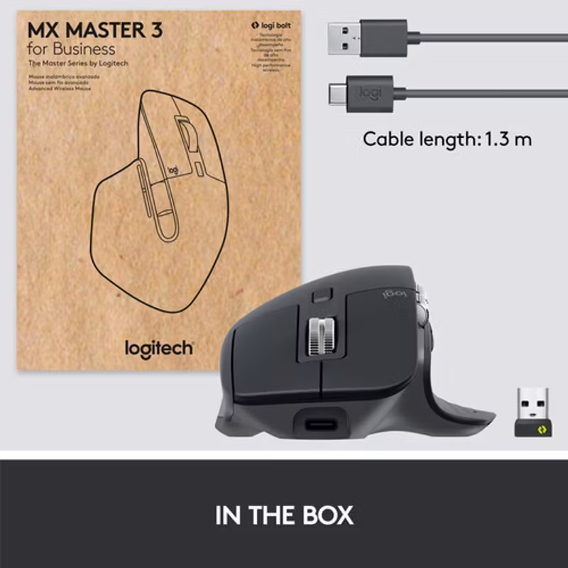 Logitech MX Master 3s for Business mouse