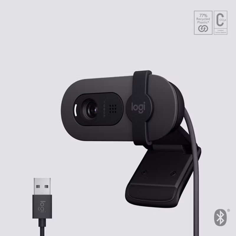 Logitech BRIO 105 Webbkamera färg 2 MP 1920 x 1080