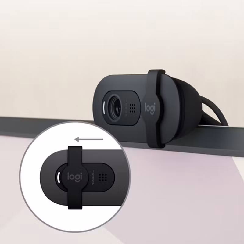 Logitech BRIO 105 Webbkamera färg 2 MP 1920 x 1080