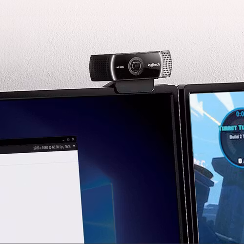 Logitech C922 Pro Stream Webcam - black