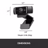 Logitech C922 Pro Stream webbkamera - svart