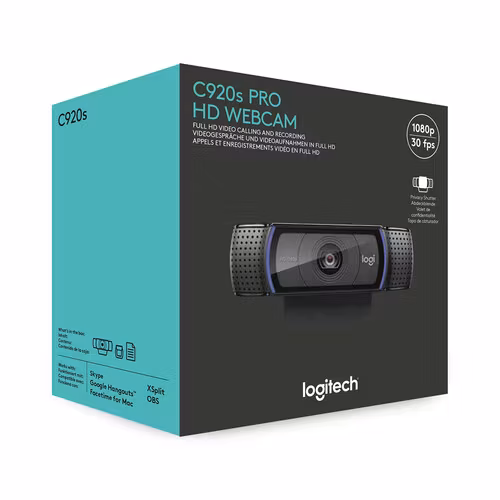 Logitech C920S HD Pro Webbkamera