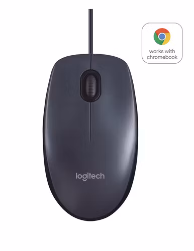 Logitech B100 Optical USB Mouse Black