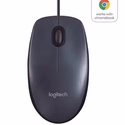 Logitech B100 Optical USB Mouse Black