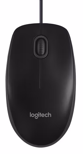 Logitech B100 Optical USB Mouse Black