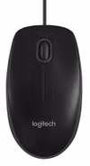 Logitech B100 Opt optisk mus svart