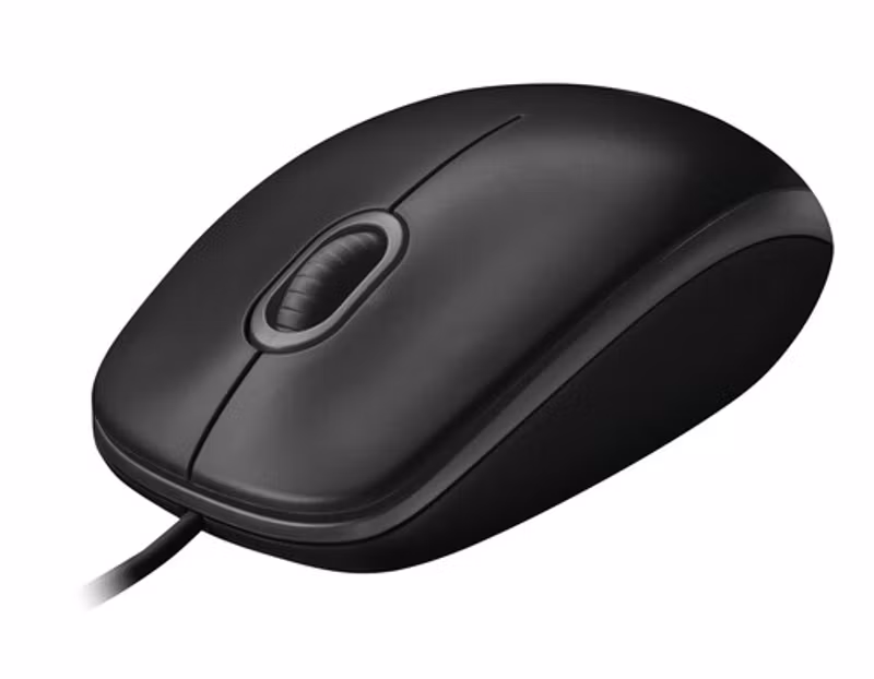 Logitech B100 Opt optisk mus svart
