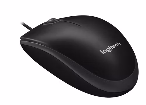 Logitech B100 Optical USB Mouse Black