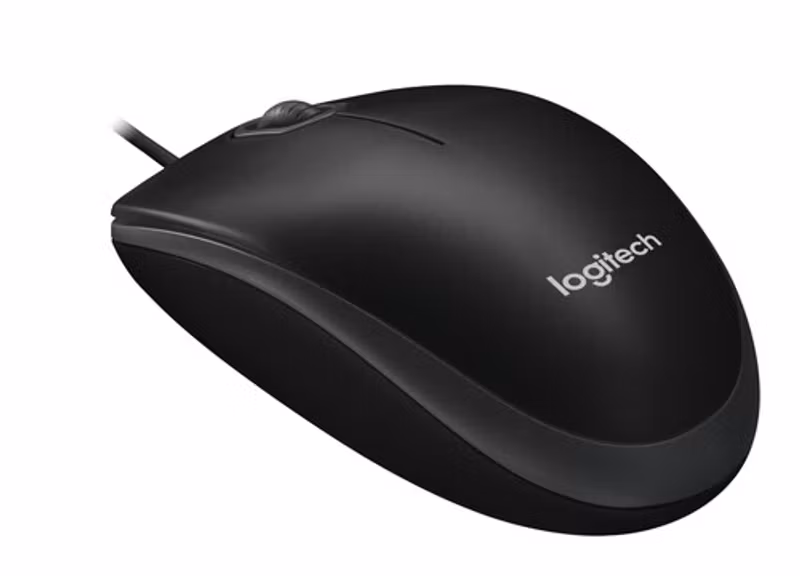 Logitech B100 Opt optisk mus svart
