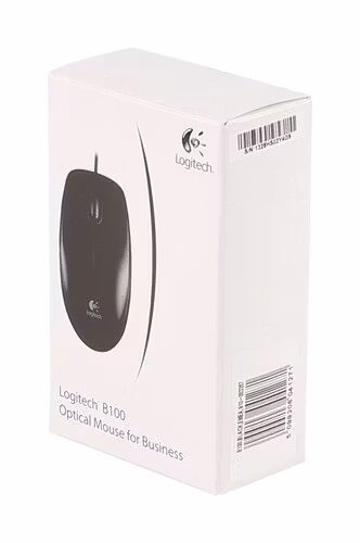 Logitech B100 Optical USB Mouse Black