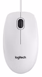 Logitech B100 Optical USB Mouse White