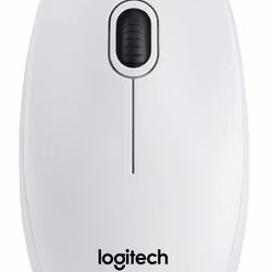 Logitech B100 Optical USB Mouse White