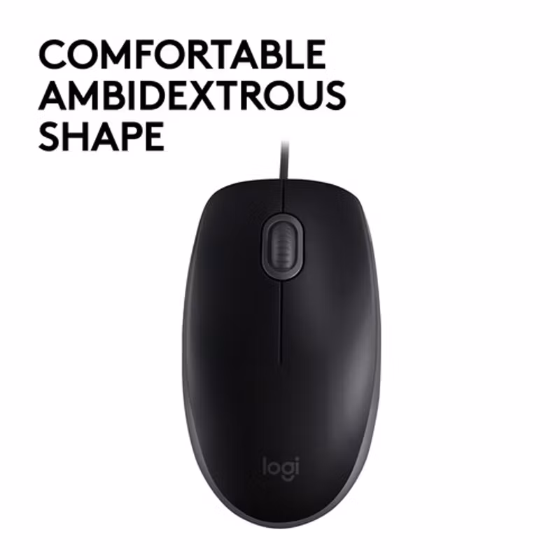 Logitech B110 Silent Mus Svart