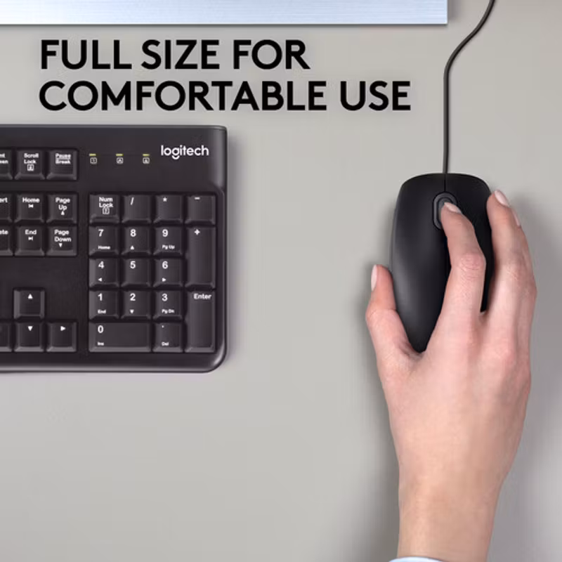 Logitech B110 Silent Mus Svart
