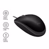 Logitech B110 Silent Mus Svart