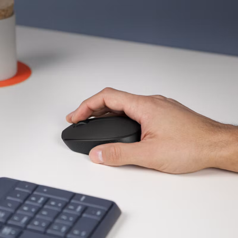 Logitech B170 trådlös mus - svart