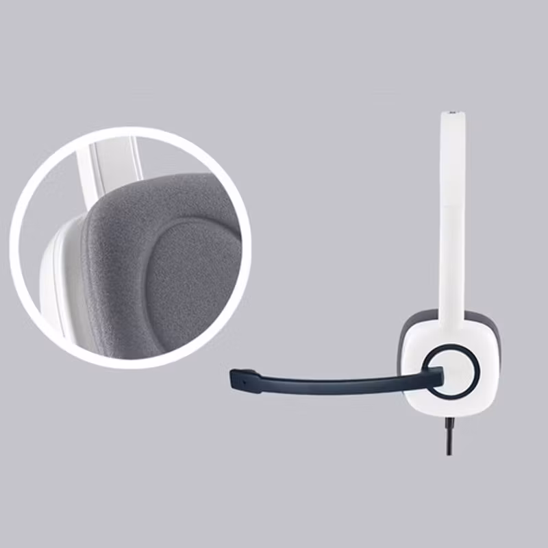 Logitech Stereo Headset H150 Vit