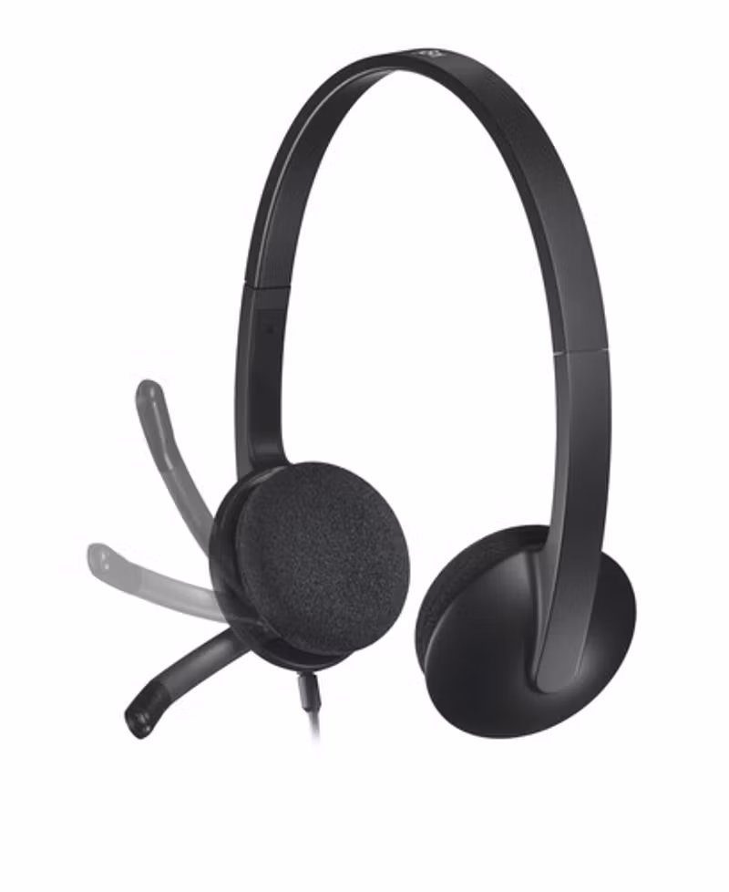 Logitech stereohörlur H340 (svart)